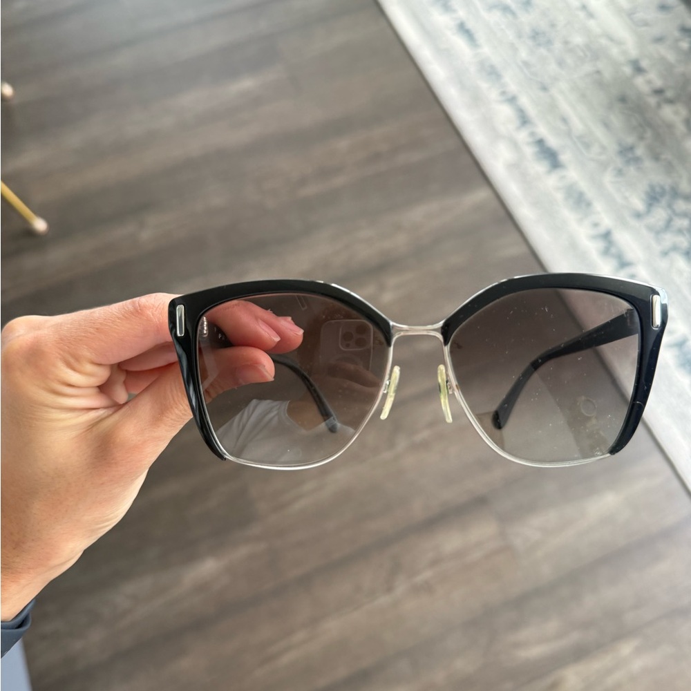 Prada Black and Silver Sunglasses - Picture 2 of 2